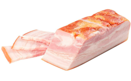 Грудинка копчено-запечена, свинина, сорт вищий, ДСТУ 4668, 1 кг